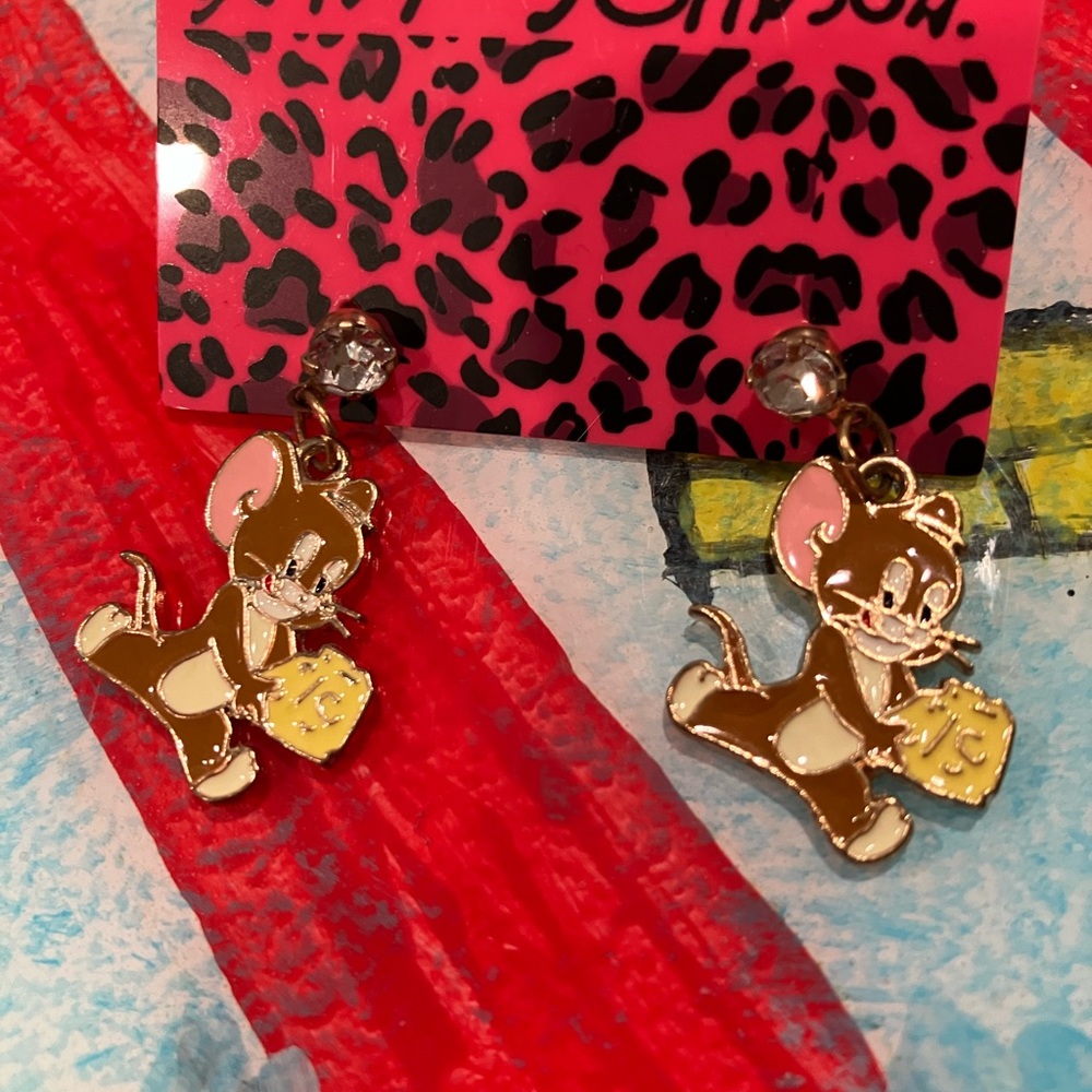 Betsey Johnson post earrings